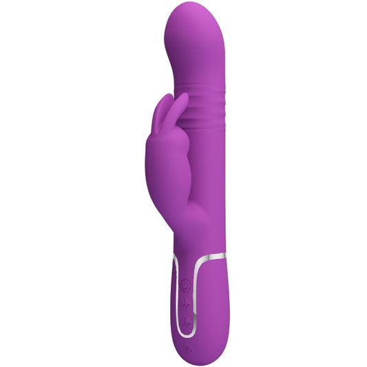 PRETTY LOVE - VIBRATEUR LAPIN MULTIFONCTION COALE 4 EN 1 VIOLET PRETTY LOVE