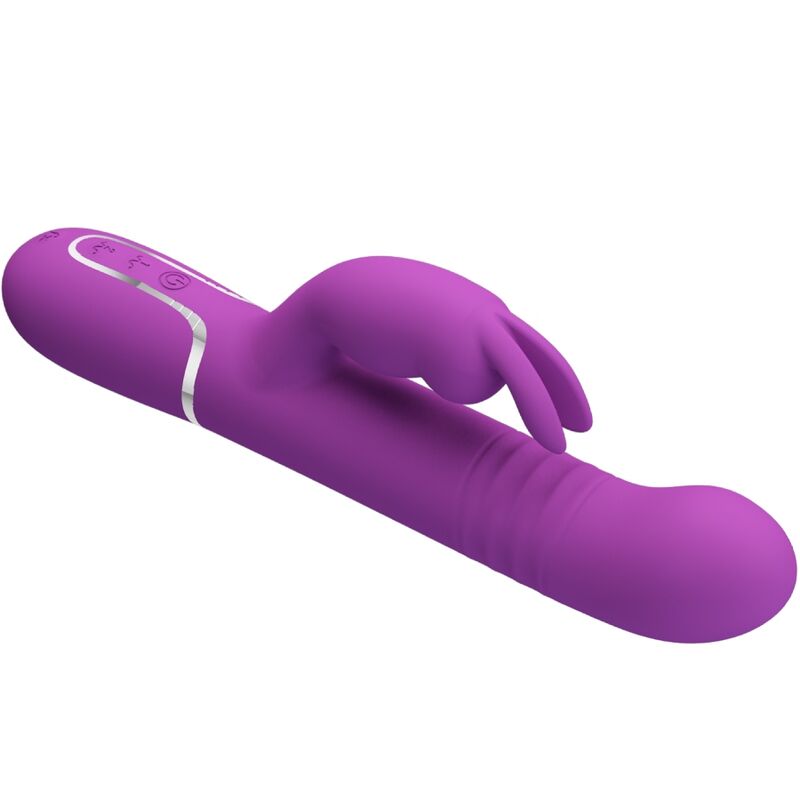 PRETTY LOVE - VIBRATEUR LAPIN MULTIFONCTION COALE 4 EN 1 VIOLET PRETTY LOVE