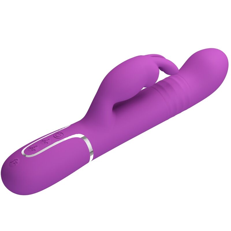 PRETTY LOVE - VIBRATEUR LAPIN MULTIFONCTION COALE 4 EN 1 VIOLET PRETTY LOVE