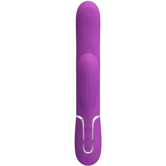 PRETTY LOVE - VIBRATEUR LAPIN MULTIFONCTION 3 EN 1 PERLITA VIOLET PRETTY LOVE