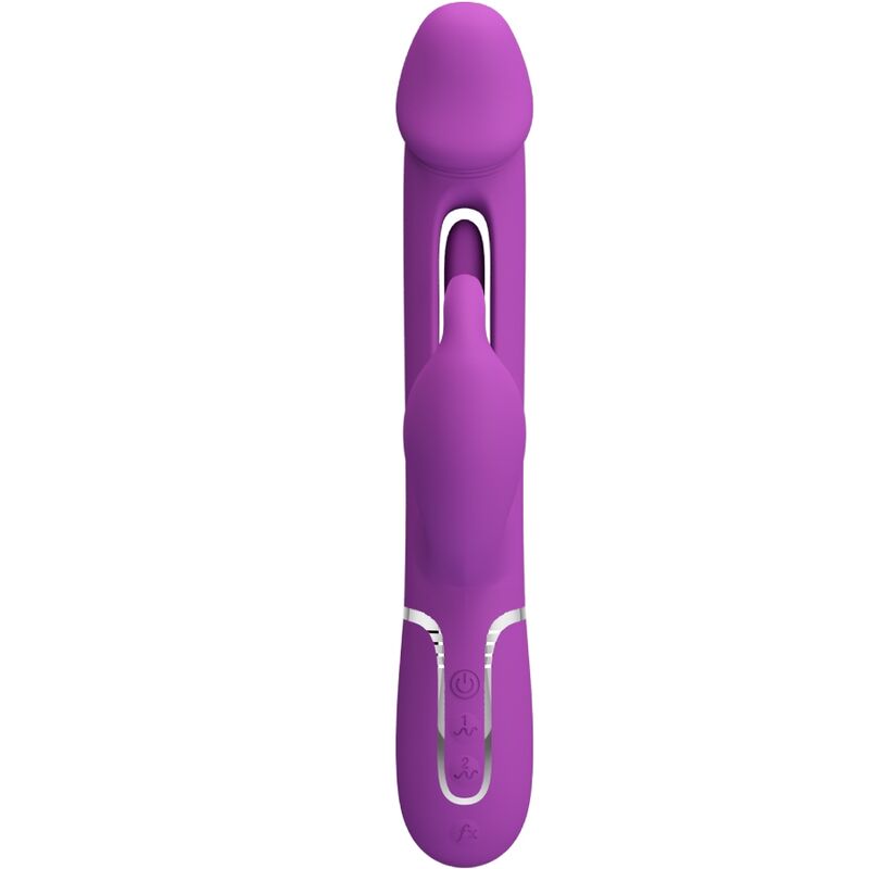 PRETTY LOVE - KAMPAS VIBRATEUR LAPIN MULTIFONCTION 3 EN 1 VIOLET PRETTY LOVE