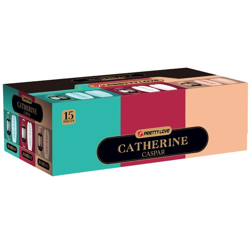 PRETTY LOVE - CASPAR PACK 15 DIFFÉRENTS MASCRUBATEURS HOMMES PRETTY LOVE