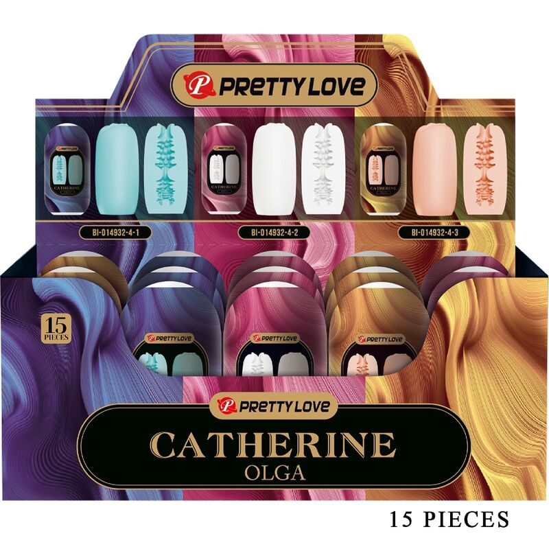 PRETTY LOVE - OLGA PACK 15 DIFFÉRENTS MASCRUBATEURS HOMMES PRETTY LOVE