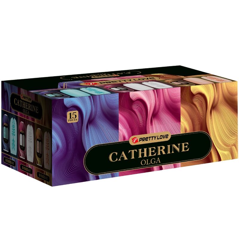 PRETTY LOVE - OLGA PACK 15 DIFFÉRENTS MASCRUBATEURS HOMMES PRETTY LOVE