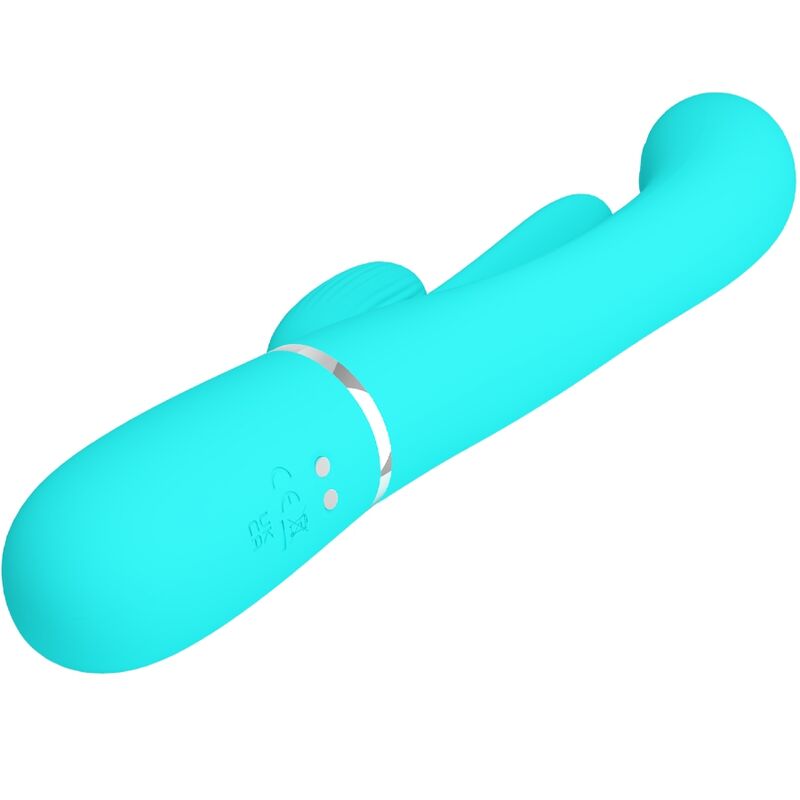PRETTY LOVE - SHANIA TRIPLE RABBIT VIBRATEUR MULTIFONCTION 3 EN 1 BLEU PRETTY LOVE