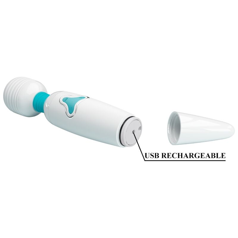 PRETTY LOVE - VIBRATEUR CLOUD WAND 7 VIBRATIONS BLANC PRETTY LOVE