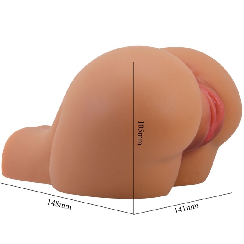 CRAZY BULL - VIBRATEUR KYLIE ASS AVEC TÉLÉCOMMANDE RÉALISTE VAGIN ET ANUS CRAZY BULL