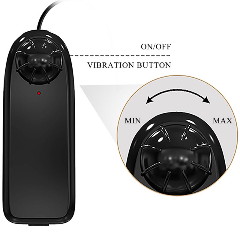 BAILE - VIBRATEUR RÉALISTE BAHAMUT 21,8 CM FLESH TÉLÉCOMMANDE BAILE