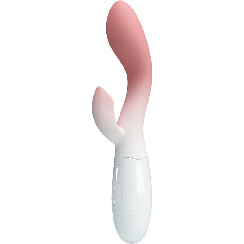 PRETTY LOVE - VIBRATEUR POINT G LUMINEUX + STIMULATEUR DE CLITORIS 30 VIBRATIONS ROSE PRETTY LOVE