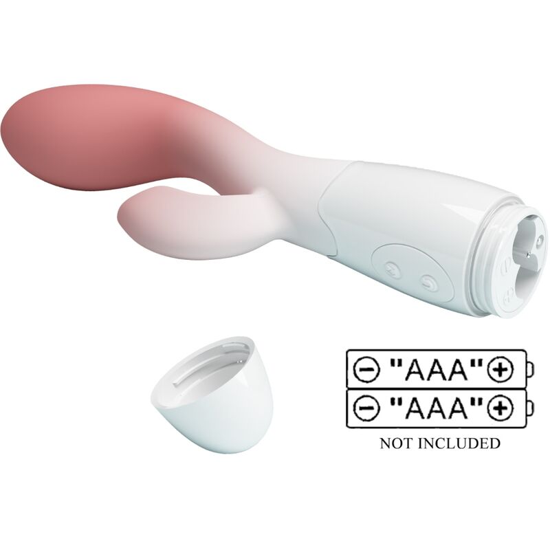 PRETTY LOVE - VIBRATEUR POINT G LUMINEUX + STIMULATEUR DE CLITORIS 30 VIBRATIONS ROSE PRETTY LOVE
