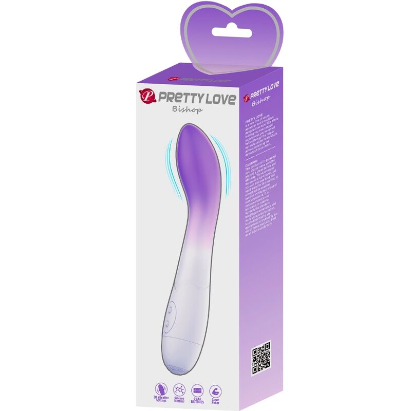PRETTY LOVE - VIBRATEUR POINT G BISHOP 30 VIBRATIONS VIOLET PRETTY LOVE