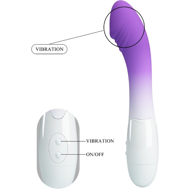 PRETTY LOVE - VIBRATEUR ELEMENTAL POINT G 30 VIBRATIONS VIOLET PRETTY LOVE