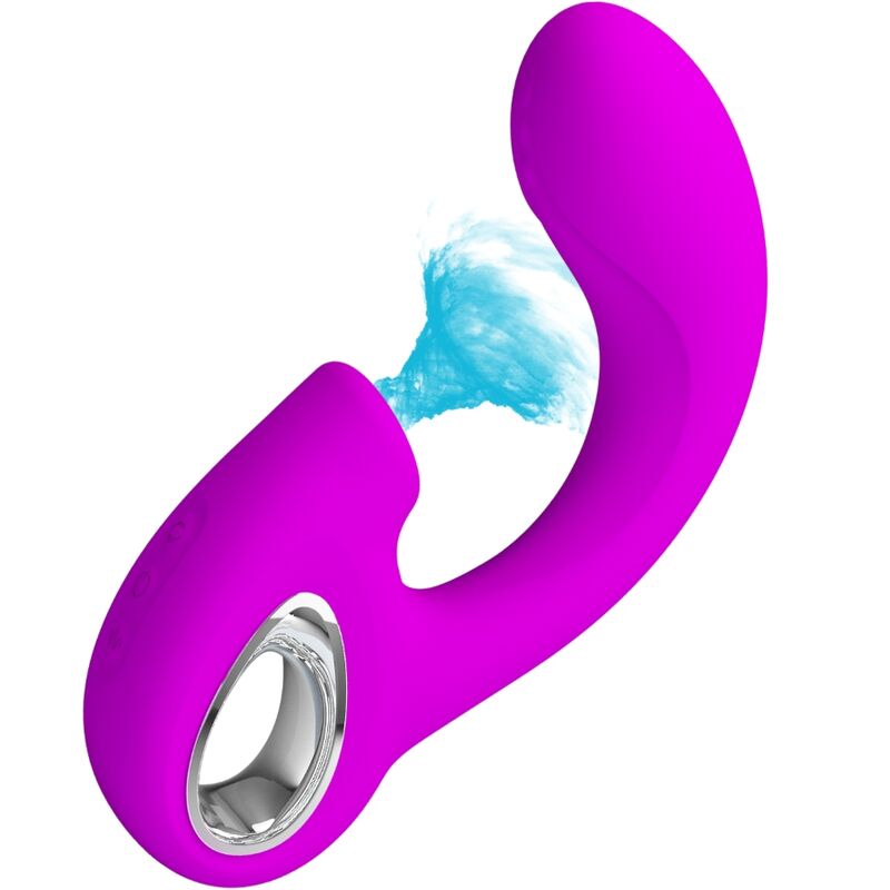PRETTY LOVE - SIBEL VIBRATEUR POINT G + STIMULATEUR CLITORIS SIBEL 10 VIBRATIONS VIOLET PRETTY LOVE