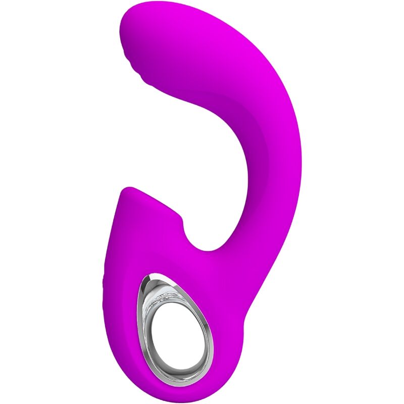 PRETTY LOVE - SIBEL VIBRATEUR POINT G + STIMULATEUR CLITORIS SIBEL 10 VIBRATIONS VIOLET PRETTY LOVE