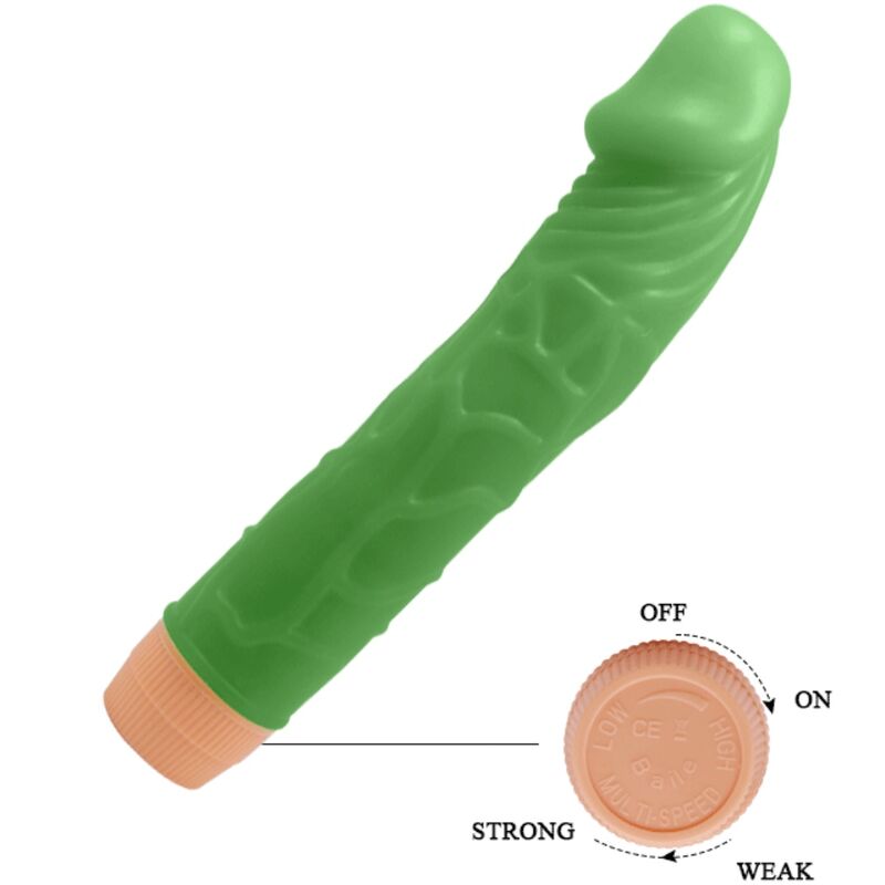 BAILE - VIBRATEUR RÉALISTE BILL 22,5 CM VERT BAILE
