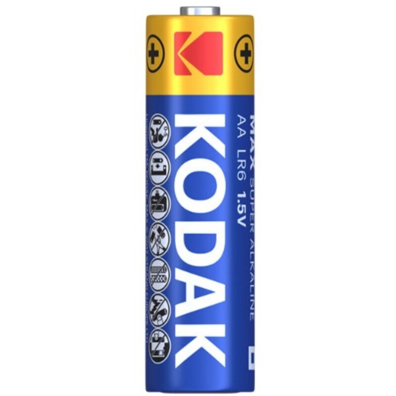 KODAK - PACK DE 20 PILES ALCALINES MAX AA LR6 KODAK