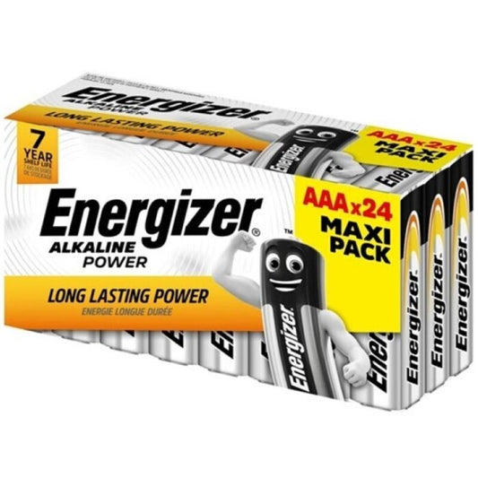 ENERGIZER - PILE ALCALINE ALCALINE AAA LR03 BOÎTE*24 (3 BOÎTES*8 PILES) ENERGIZER