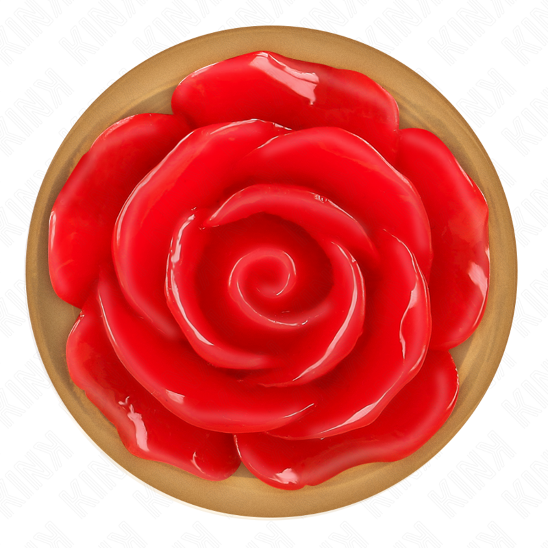 KINK - PLUG ANAL OR ROSE AVEC ROSE ROUGE M KINK PLEASURE PLUGS