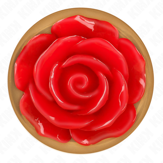 KINK - PLUG ANAL OR ROSE AVEC ROSE ROUGE M KINK PLEASURE PLUGS