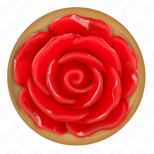 KINK - PLUG ANAL OR ROSE AVEC ROSE ROUGE S KINK PLEASURE PLUGS