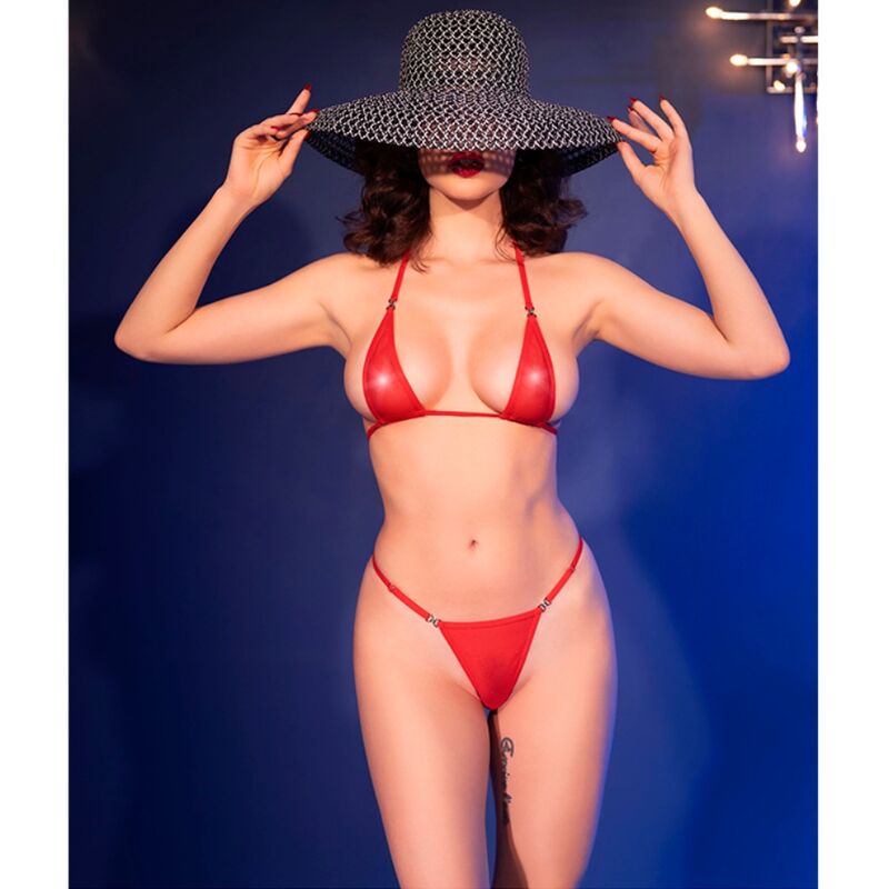 CHILIROSE - CR 4840 MICRO BIKINI ROUGE S/M CHILIROSE SUMMER