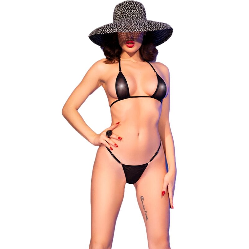 CHILIROSE - CR 4840 MICRO BIKINI NOIR S/M CHILIROSE SUMMER