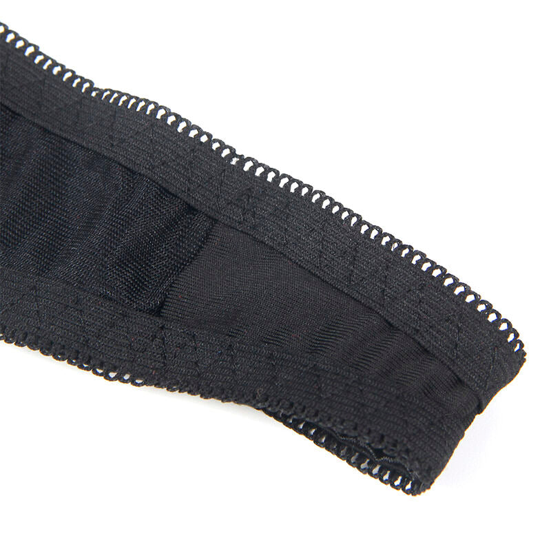 SUBBLIME - 955205 ENSEMBLE SOUTIEN-GORGE AVEC NŒUD NOIR RÉGLABLE L/XL SUBBLIME SETS