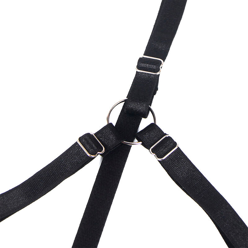 SUBBLIME - 955205 ENSEMBLE SOUTIEN-GORGE AVEC NŒUD NOIR RÉGLABLE L/XL SUBBLIME SETS