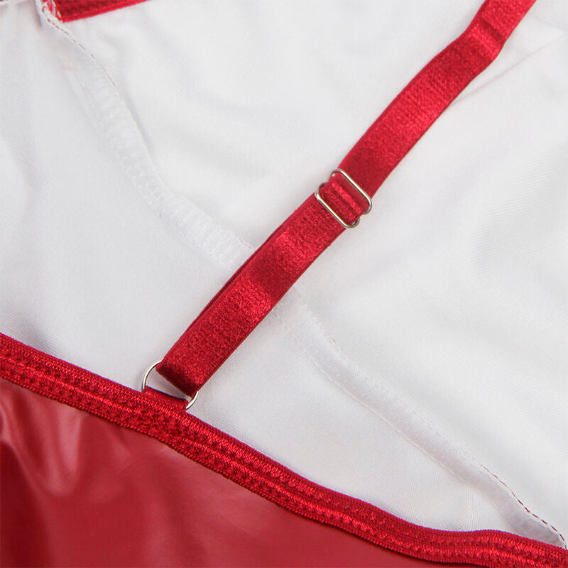 SUBBLIME - 955403 ROBE À BRETELLES EN CUIR BORDEAUX L/XL SUBBLIME DRESSES