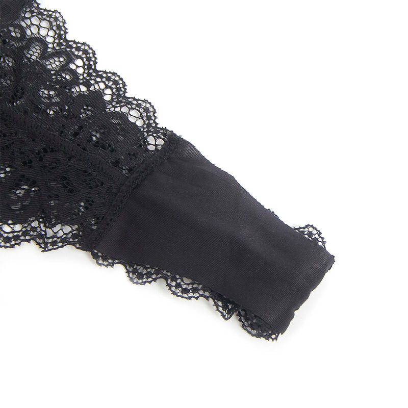 SUBBLIME - 955458 BODY FERMETURE ÉCLAIR EN CUIR NOIR S/M SUBBLIME BODIES