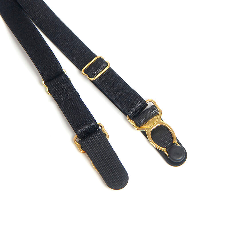 SUBBLIME - 955458 BODY FERMETURE ÉCLAIR EN CUIR NOIR S/M SUBBLIME BODIES