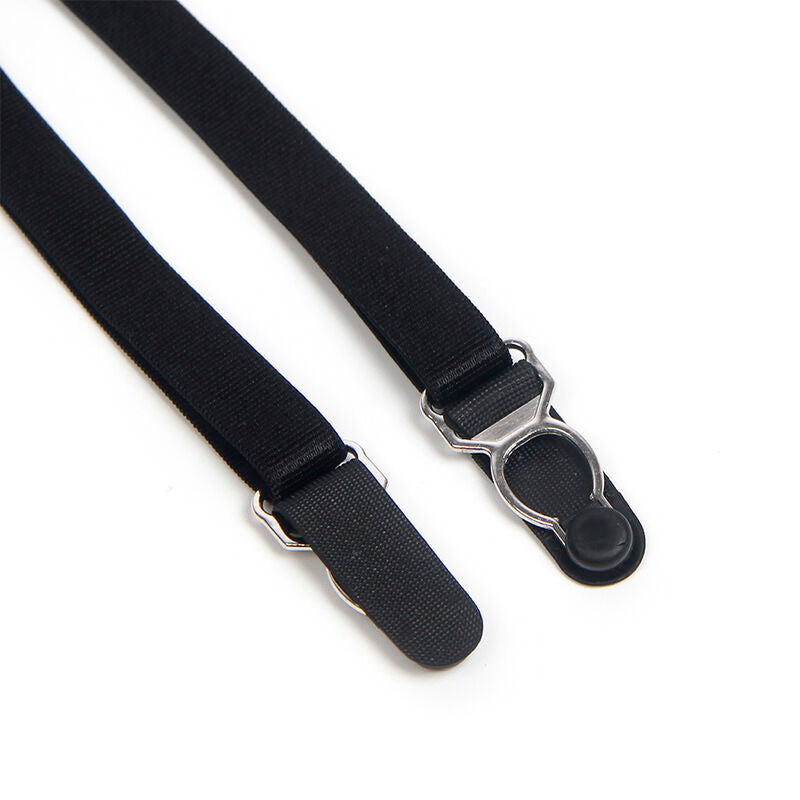 SUBBLIME - 955496 BODY EN DENTELLE AVEC NŒUDS ET JARRETELLES NOIR S/M SUBBLIME BODIES