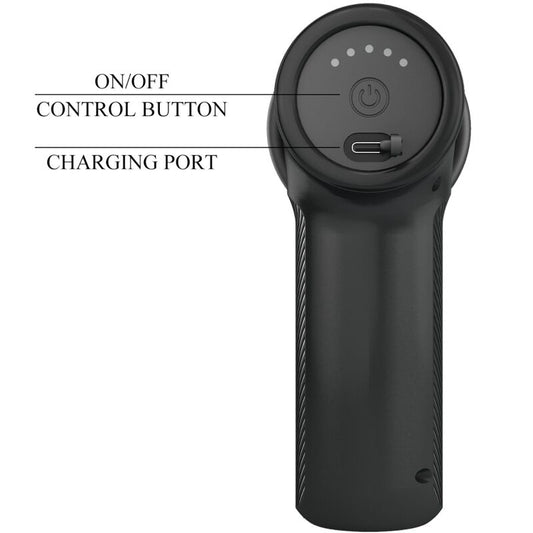 PRETTY LOVE - MASSEUR DJ DOCTOR 5 RÉGLAGES NOIR PRETTY LOVE C-TYPE