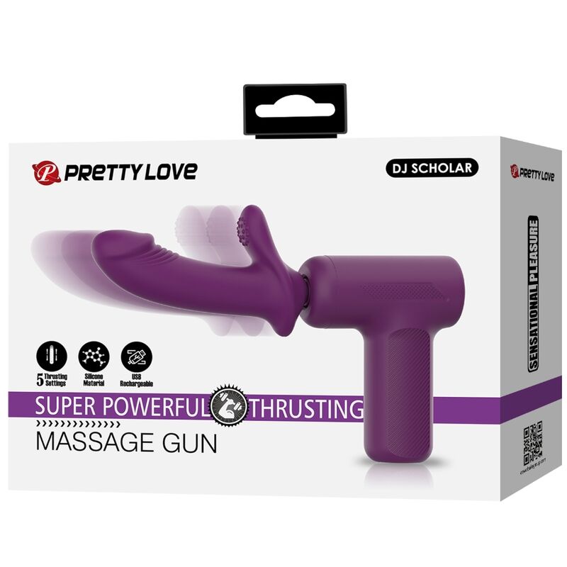 PRETTY LOVE - MASSEUR DJ SCHOLAR 5 RÉGLAGES VIOLET PRETTY LOVE C-TYPE