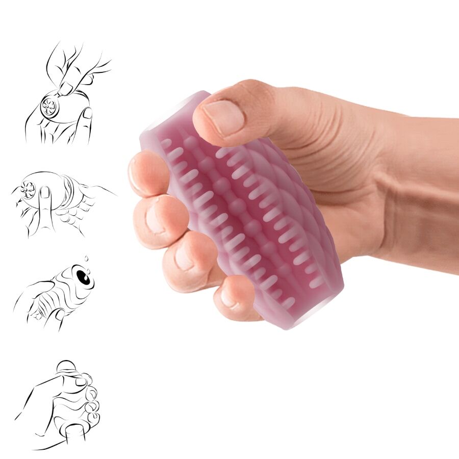 PRETTY LOVE - MASTURBATEUR POUR HOMME EN SILICONE ATHENA EROS ROSE PRETTY LOVE