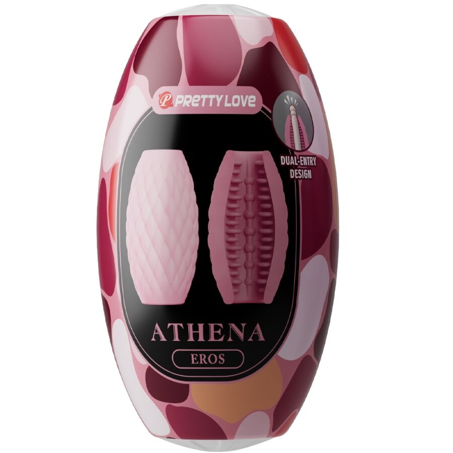 PRETTY LOVE - MASTURBATEUR POUR HOMME EN SILICONE ATHENA EROS ROSE PRETTY LOVE
