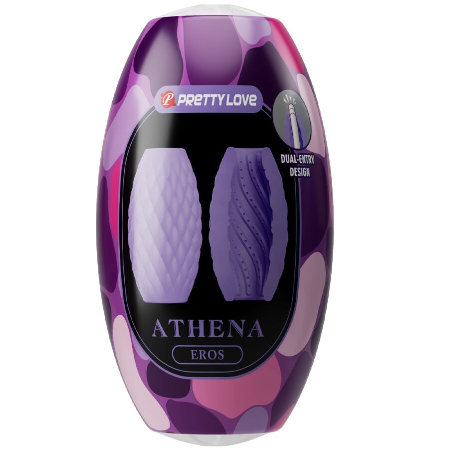 PRETTY LOVE - MASTURBATEUR POUR HOMME EN SILICONE ATHENA EROS VIOLET PRETTY LOVE