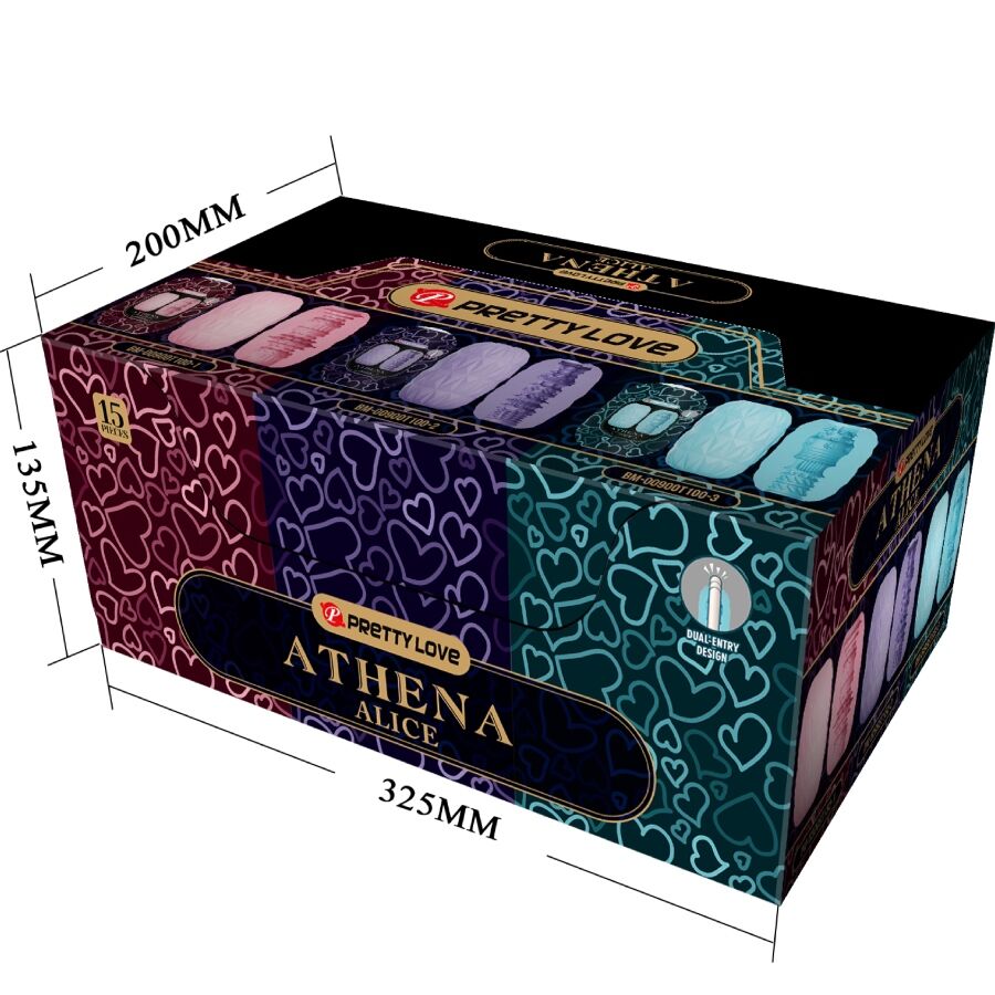 PRETTY LOVE - ATHENA ALICE PACK 15 MASTURBATEURS MASCULINS DIVERS PRETTY LOVE