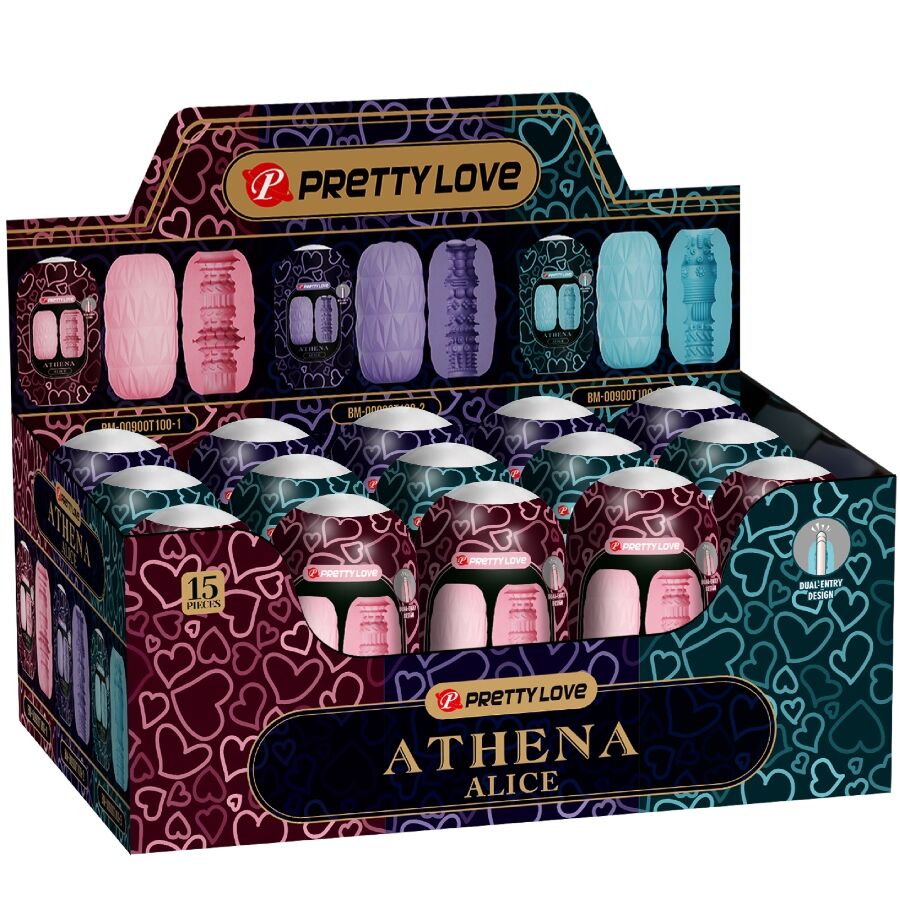 PRETTY LOVE - ATHENA ALICE PACK 15 MASTURBATEURS MASCULINS DIVERS PRETTY LOVE