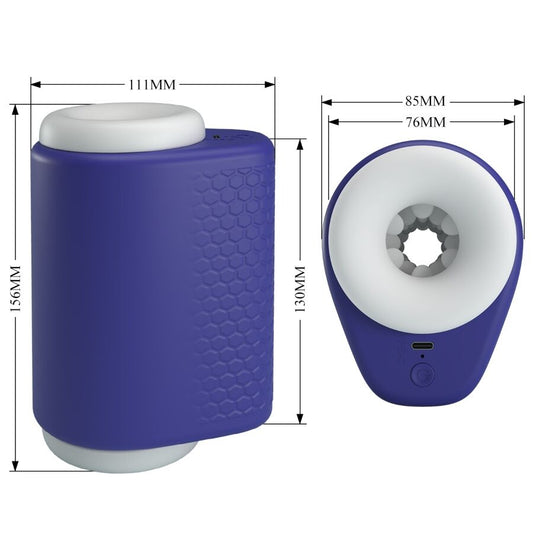 PRETTY LOVE - MASTURBATEUR POUR HOMME DJ LADY AVEC VIBRATION 5 RÉGLAGES VIOLET PRETTY LOVE MALE