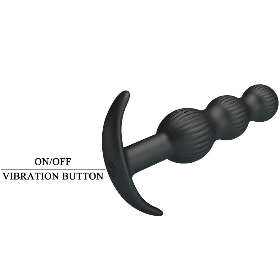 PRETTY LOVE - VIBRATEUR ANAL SIDNEY 10 VIBRATIONS NOIR PRETTY LOVE