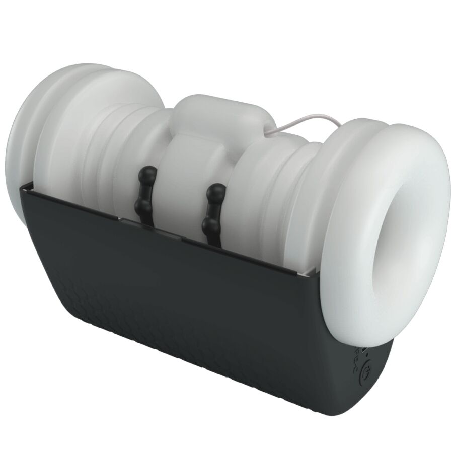 PRETTY LOVE - MASTURBATEUR POUR HOMME DJ GIRL AVEC VIBRATION 5 RÉGLAGES NEGRO PRETTY LOVE MALE