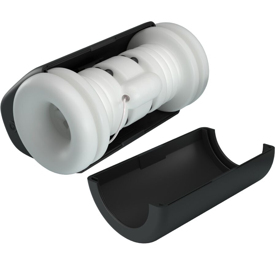 PRETTY LOVE - MASTURBATEUR POUR HOMME DJ GIRL AVEC VIBRATION 5 RÉGLAGES NEGRO PRETTY LOVE MALE