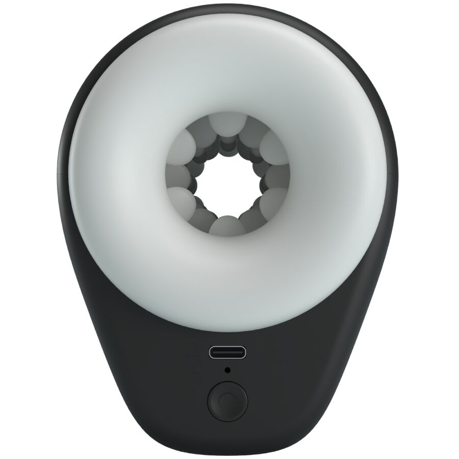 PRETTY LOVE - MASTURBATEUR POUR HOMME DJ GIRL AVEC VIBRATION 5 RÉGLAGES NEGRO PRETTY LOVE MALE