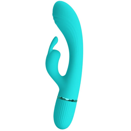 PRETTY LOVE - VIBRATEUR SCOCCO LAPIN TURQUOISE PRETTY LOVE FLIRTATION