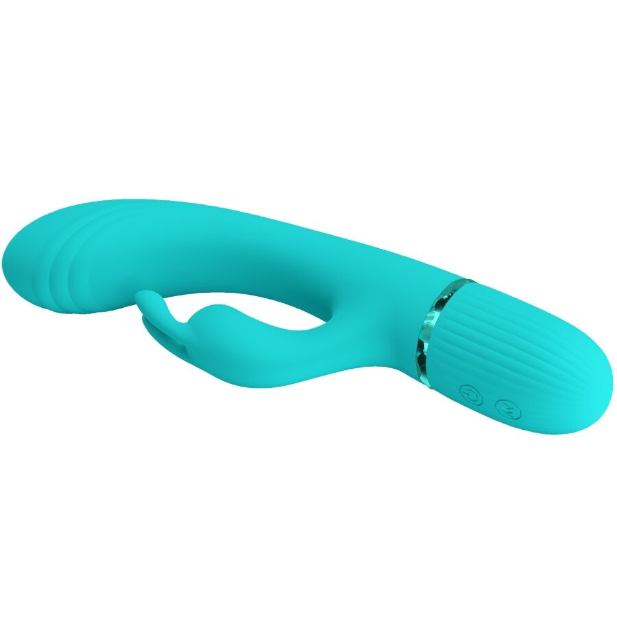 PRETTY LOVE - VIBRATEUR SCOCCO LAPIN TURQUOISE PRETTY LOVE FLIRTATION