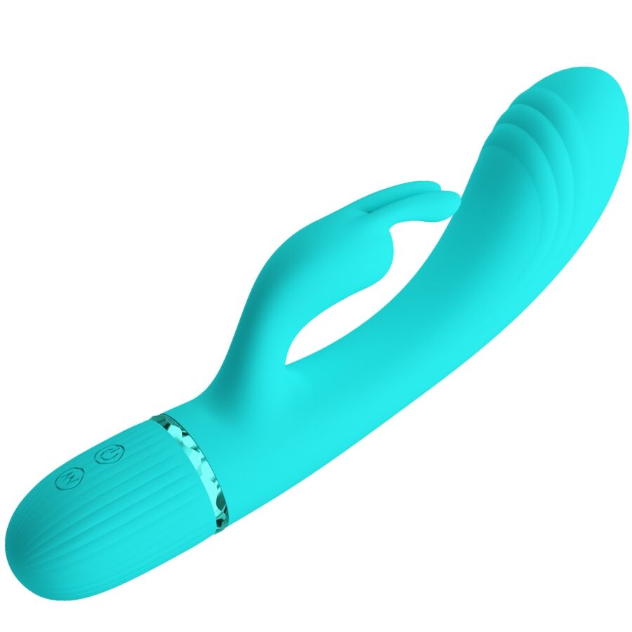 PRETTY LOVE - VIBRATEUR SCOCCO LAPIN TURQUOISE PRETTY LOVE FLIRTATION