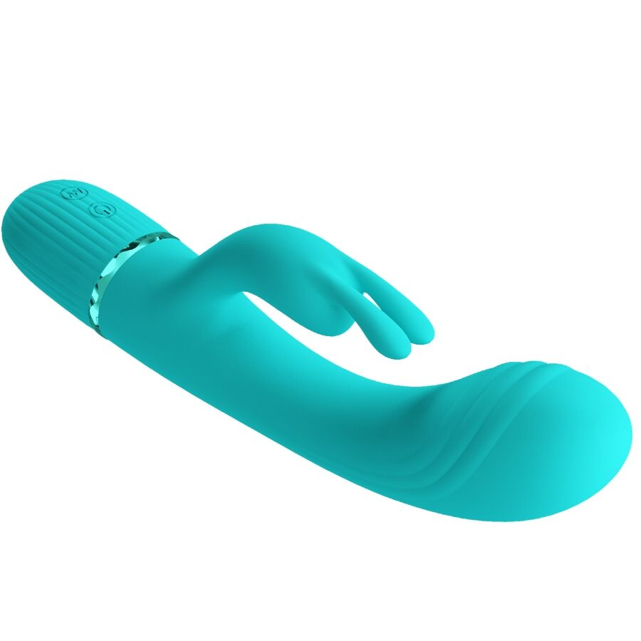 PRETTY LOVE - VIBRATEUR SCOCCO LAPIN TURQUOISE PRETTY LOVE FLIRTATION