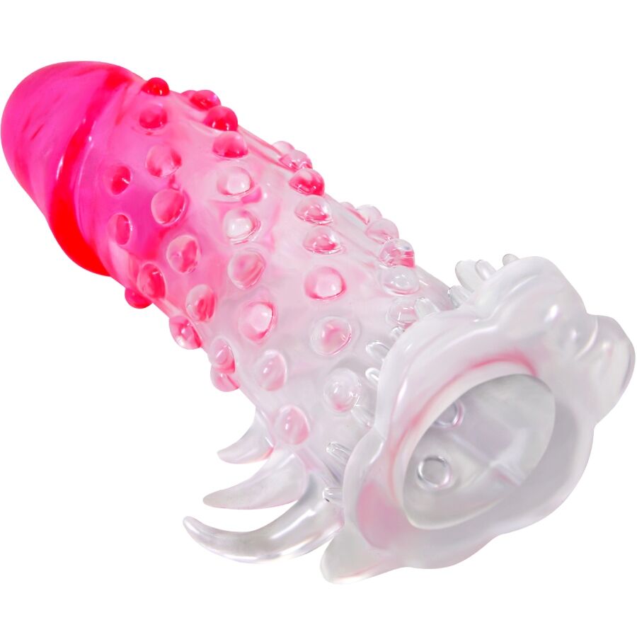 PRETTY LOVE - GAINE D'AGRANDISSEMENT RÉALISTE WILFORD AVEC PÉNIS EN RELIEF ROSE PRETTY LOVE