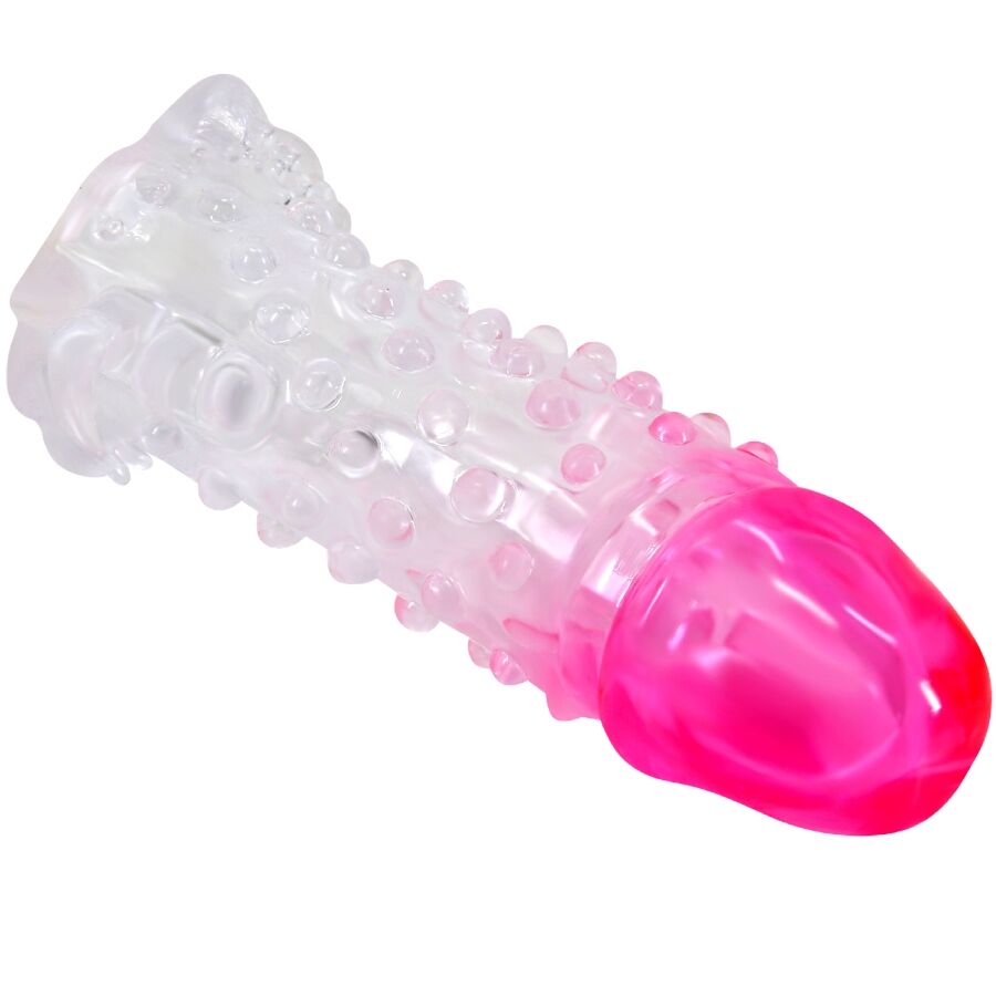 PRETTY LOVE - GAINE D'AGRANDISSEMENT RÉALISTE WILFORD AVEC PÉNIS EN RELIEF ROSE PRETTY LOVE
